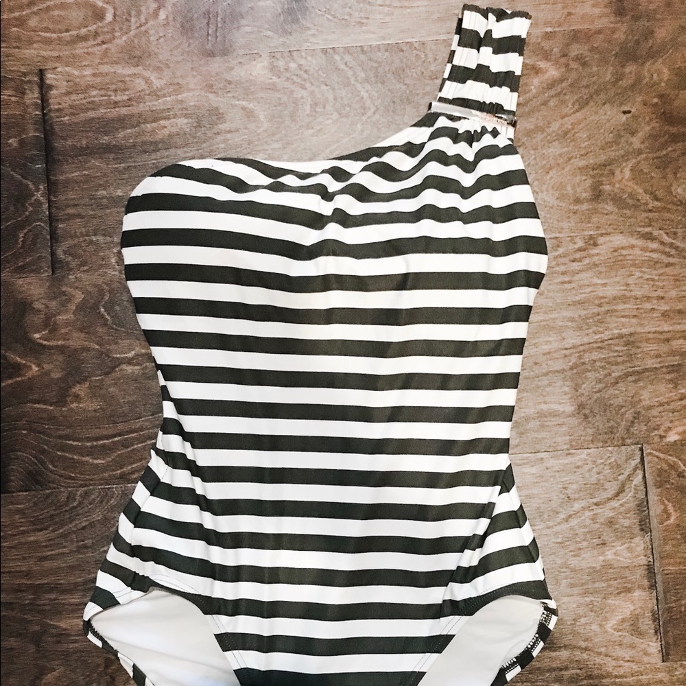 Michael Kors one shoulder swimsuit